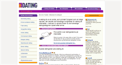 Desktop Screenshot of e-dating.dk