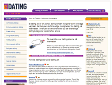 Tablet Screenshot of e-dating.dk